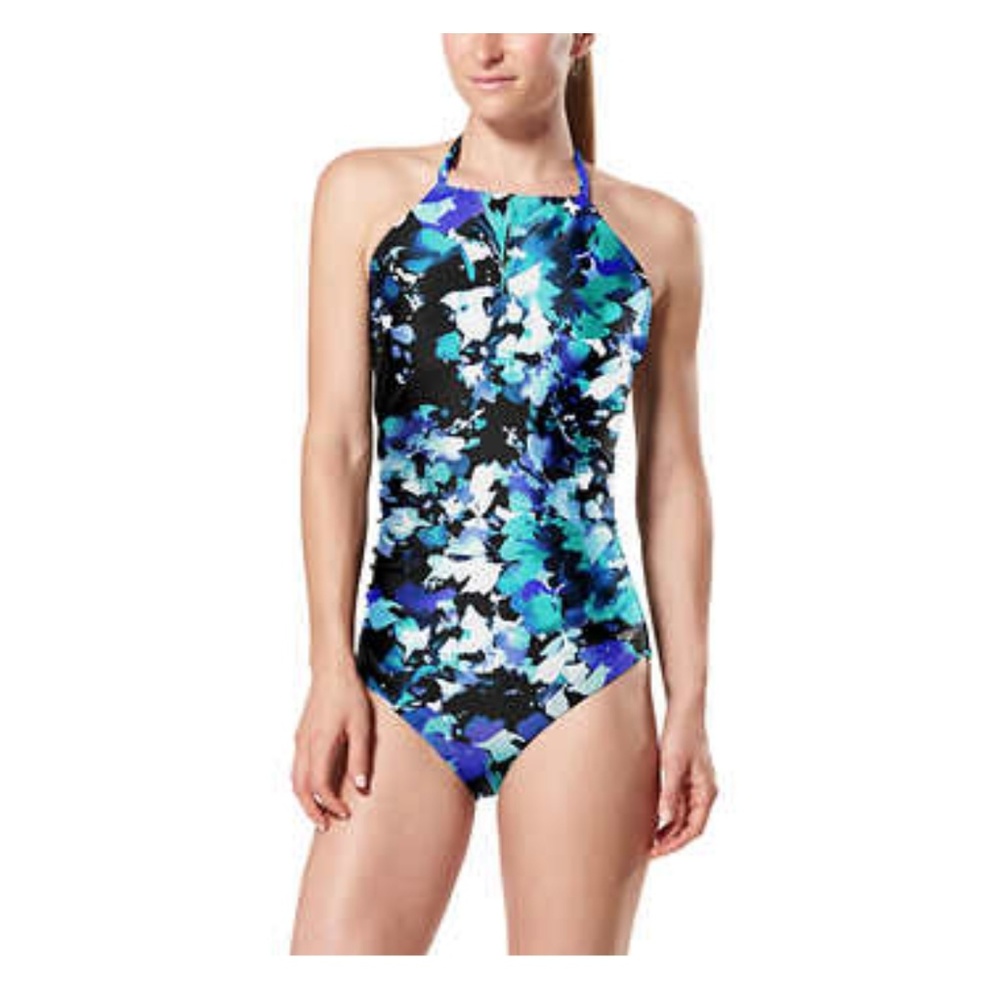 🆕Speedo High Neck Floral Print